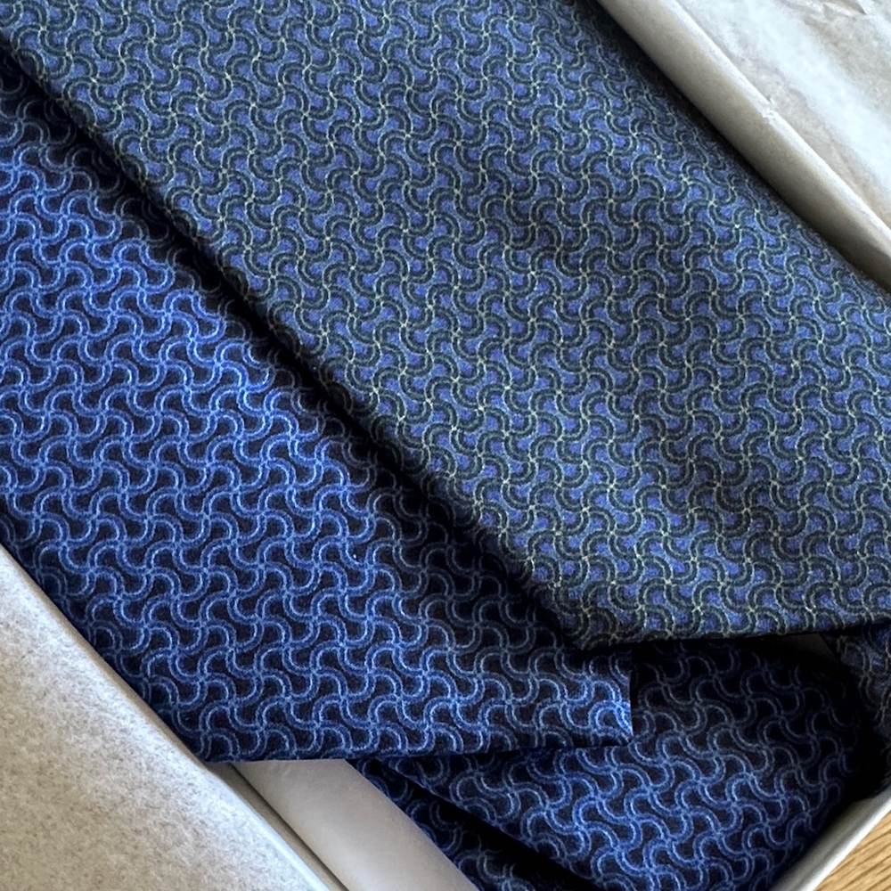 Luciano Barbera Ties - Variations of Blue Set of 2 - Picture 3 of 3